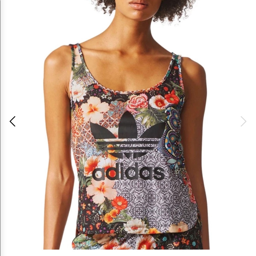 Adidas multicolor tank top, size S,new